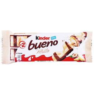Barra de Chocolate Blanco Kinderr Bueno 43g para Exportación, Precios al por Mayor, Barato, Snack de Oblea de Chocolate Blanco, Muy Económico al por Mayor - Product Image 5