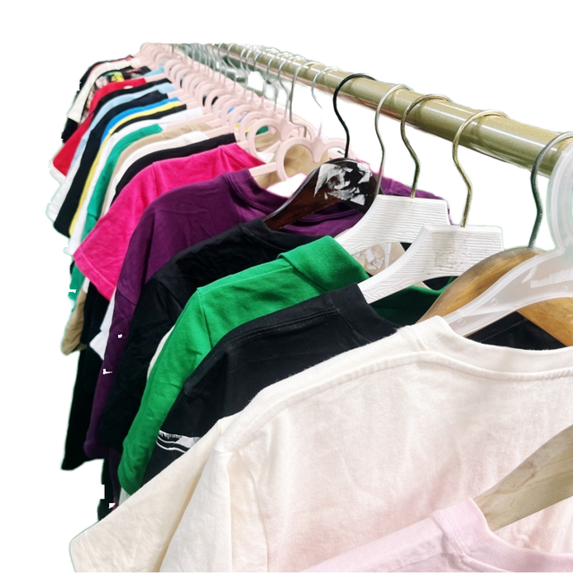Second Hand Women Designer Clothes Branded T- Shirts Famous Brands Wholesale Used Clothes Hot Sell Styles for Unisex Vin Stock