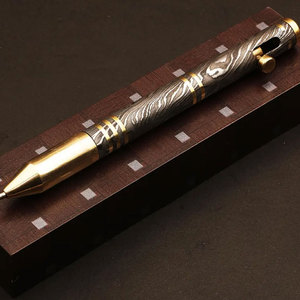 Bolígrafo de Metal con Patrón Damasco Hecho a Mano, Instrumento de Escritura Profesional para Oficina, Escuela, Negocios, Ejecutivos y Coleccionistas - Product Image 6