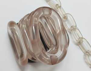 Custom Color High Quality Chains Resin Acrylic Bags Chains Link Handbag Accessories - Product Image 3