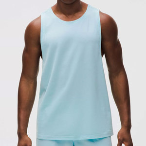Custom Color Factory Price Loose Design Quick Dry Sleeveless <b>Stringer</b> Longline Jersey Vintage Quick Dry Cotton Tank Top Men's - Product Image 4