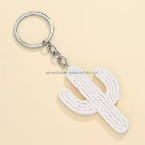 Handmade Beaded Dog Keychain Dachshund Shape Seed Bead Embroidery Black Pet Charm Animal Key Ring <b>Cute</b> Fashion Pendant Gift Item - Product Image 6