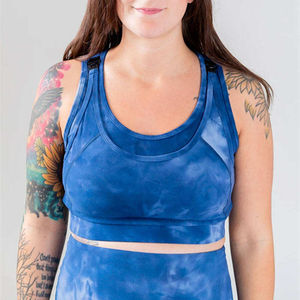 Sujetador Deportivo de Yoga para Mujer, al por Mayor, OEM, ODM, Personalizado, de Nailon y Elastano, de Alta Sujeción, Transpirable, Ecológico, Color Sólido, para Gimnasio y Entrenamiento - Product Image 6