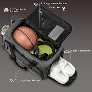 Bolsa de Viaje Clásica, Ligera y Resistente con Cierre de Cremallera, Ecológica, para Gimnasio, Deportes, Viajes y Uso Diario - Product Image 2