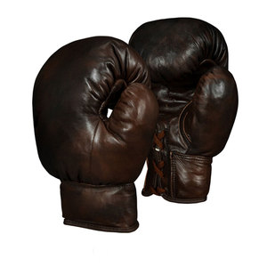 Gants d'entraînement de boxe en cuir avec fermeture à lacets pour adultes, unisexe, sparring, MMA, kickboxing - Product Image 1