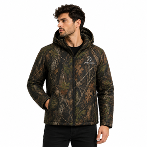 <b>Men's</b> Realtree Camouflage Hooded Puffer <b>Jacket</b> <b>Waterproof</b> Windproof Thermal Insulated Hunting Hiking Outdoor <b>Winter</b> Coat - Product Image 1