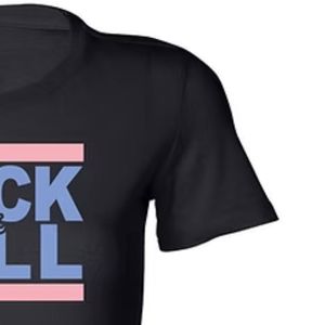 <b>Women</b> <b>Black</b> Graphic T <b>Shirt</b> Short Sleeve Crew Neck Pink Blue Printed Design Casual Slim Fit Cotton Tee Summer Fashion Top - Product Image 4