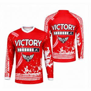 Maillot de motocross personnalisé 2026 pour homme – T-shirt de course MX amusant à manches longues pour moto tout-terrain - Product Image 2