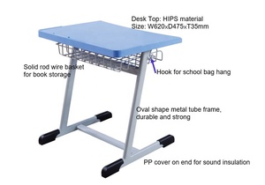 Bureau et chaise d'étudiant pour les études à domicile - Product Image 3
