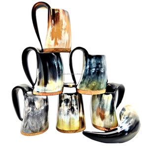 Tasse à corne écologique à taille personnalisable avec couvercle Plateau à chopes à bière personnalisé pour hôtels et fêtes à la maison - Product Image 2