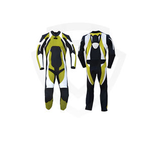 Combinaison de moto en cuir respirante personnalisée avec coutures de haute qualité, impression de logo personnalisée, couleurs et tailles personnalisées - Product Image 2
