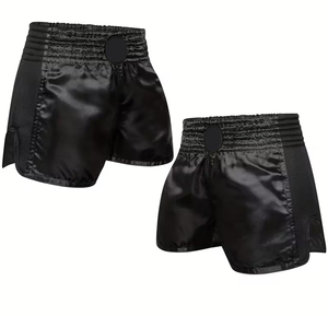 Shorts de Muay Thai personnalisés de haute qualité avec logo imprimé, nouvelle arrivée, confortables, respirants, pour les arts martiaux et les combats. - Product Image 1