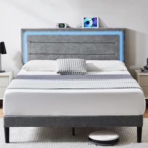 โครงเตียงทำมือสไตล์เรียบง่ายจากปากีสถาน ขนาดควีนไซส์ เฟอร์นิเจอร์ห้องนอนทำมือ โครงเตียงไม้เนื้อแข็งแกะสลักด้วยมือ ขนาดคิงไซส์ - Product Image 6