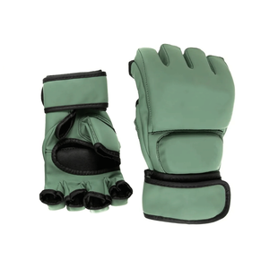 Gants de MMA demi-doigts Shock Guard avec poignées de fermeture en PU pour l'entraînement professionnel, le sparring et le fitness - Product Image 6