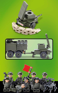 OXFORD Cobra Team Artillery Brigade Building Toys Transportation Theme <b>Block</b> Model Firepower Vehicle Assemble ABS <b>Plastic</b> - Product Image 4