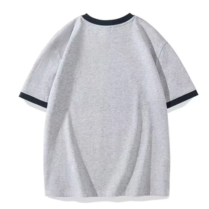 New Arrival High Quality 100% Polyester Knitted Eco-Friendly Breathable Quick Dry O-Neck Regular Fit Casual Men's Solid T Shirt - Product Image 2