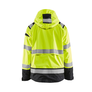 High Visibility <b>Men's</b> Winter Quilted <b>Jacket</b> Hi Vis Construction Security Safety Wear Reflective Tape Quick Dry Breathable - Product Image 4