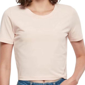 Camisetas de Mujer con Nuevo Diseño 2025, Hechas de Tela 100% Algodón Transpirable, Corte Ajustado y Holgado, Cuello Redondo, Ideales para el Verano - Product Image 1