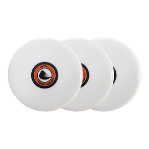 Best Selling Premium Korean White Round Handmade Ceramic Lash <b>Glue</b> Palette for Eyelash Extension <b>Glue</b> Remover Washable Plate - Product Image 3