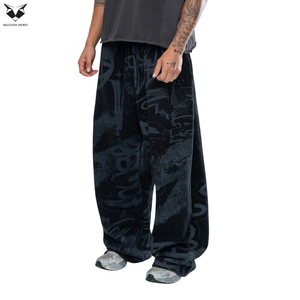 Pantalon de jogging ample en coton respirant pour homme, coupe confortable, dernières tendances, meilleur produit, pantalon ample de style varié - Product Image 3