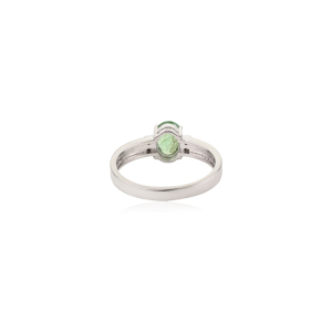 Classy Single Stone Authentic <b>Emerald</b> May Birthstone Gemstone 925 Sterling <b>Silver</b> Handmade <b>Ring</b> For Women's Party Wear Jewelry - Product Image 6