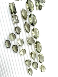 Améthyste verte naturelle, coupes mélangées, facettées, pierres précieuses en vrac, plusieurs tailles pour la fabrication de bijoux, fournisseur en gros d'améthyste verte - Product Image 2