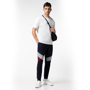 Pantalon de jogging personnalisé avec logo brodé pour hommes, fabricant OEM Bangladesh, 280 g/m², French Terry, coupe ajustée, Europe - Product Image 5