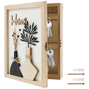 Pine Wood with Metal Hardware wooden <b>key</b> holders and wall hooks OEM Custom Wholesale | Aqdus Saleem India - Product Image 2