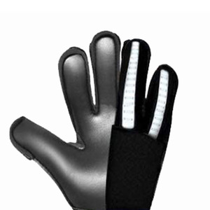 2026 Football Goalkeeper <b>Gloves</b> Black With Neon Green Accents Full Finger Non Slip Breathable Adjustable Wrist Strap Unisex - Product Image 3