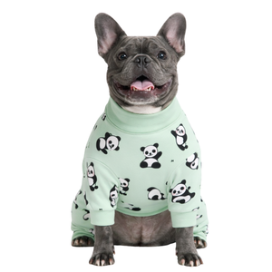 <b>Dog</b> Pajamas Onesie Panda Print Soft Stretch Pet Sleepwear Cozy Breathable All Season Nightwear For Small Medium <b>Dogs</b> Indoor Use - Product Image 1