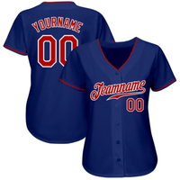 Maillot de baseball violet personnalisé, nom et numéro de l'équipe brodés, impression par transfert thermique, chemise de baseball courte pour hommes et femmes, vente en gros de vêtements de sport