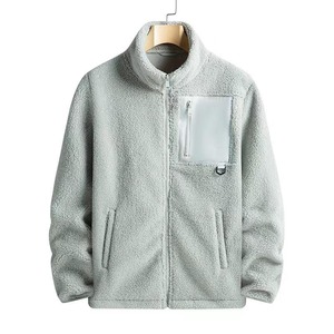 Veste en polaire sherpa personnalisée pour homme, veste d'hiver chaude et abordable - Product Image 1