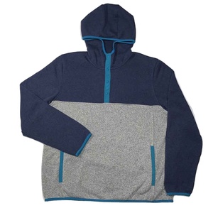 Ultra lourd surdimensionné Fit 420 Gsm blanc surdimensionné coton lourd unisexe sans ficelle Double couche sweats à capuche hommes boutons - Product Image 1