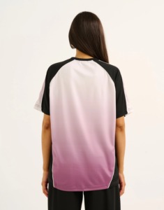 เสื้อยืดผู้หญิงขายดี ผ้าฝ้ายเจอร์ซีย์ฟลีซ 100% คอกลม แขนสั้น สวมใส่สบาย พิมพ์ลายดิจิทัล เป็นมิตรกับสิ่งแวดล้อม - Product Image 4