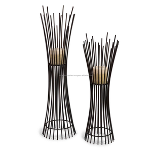 New Decorative Iron Wire Candle Holder Grey Color Candle Stand for Home Garden & Party Decoration Handmade - Product Image 6