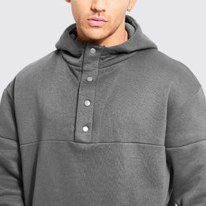 Conjunto de Chándal de Forro Polar Unisex de Alta Calidad 2026, Novedad de Invierno, Estilo Casual Sólido con Media Abotonadura, Pantalón Jogger Acampanado y Sudadera Oversize - Product Image 6