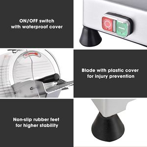 Hachoir et trancheuse à viande de 10 pouces pour trancher la viande avec facilité - Product Image 3