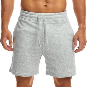 2026 Wholesale Summer <b>Shorts</b> for Men 100% Cotton Comfortable Loose Outdoor Running Solid Color Men Cotton <b>Shorts</b> - Product Image 1