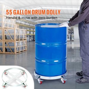 2 Carrelli per Fusti da 55 Galloni (1000 Libbre) Resistenti, con Capacità di Carico di 450 kg, Carrello Manuale Anti-Ribaltamento per Fusti e Barili - Personalizzabile OEM - Product Image 2