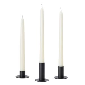 Modern Matte <b>Black</b> Metal Taper Candle Holder Set Nordic Minimalist Iron <b>Candlestick</b> For Wedding Table Christmas Home Decor Stand - Product Image 1