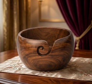 Wooden <b>Yarn</b> Bowls High Quality - Product Image 6