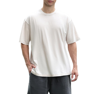 Camisetas Unisex Estéticas para Hombre, Tallas Grandes, con Logotipo Personalizado, Estilo Holgado, Hombros Caídos, Moda Urbana, Camisetas para Hombre 2026 - Product Image 3