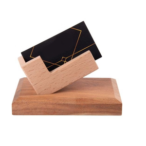Awesome Wood Promotional <b>Card</b> Holder Customized Sizes 100%Natural Wood Business <b>Card</b> Holder At Affordable Price - Product Image 1