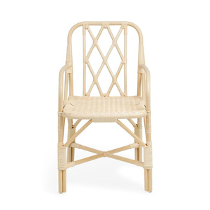 Silla de comedor de ratán natural, silla decorativa de mimbre hecha a mano para cafetería, restaurante, cocina, sala de estar, decoración de muebles - Product Image 3