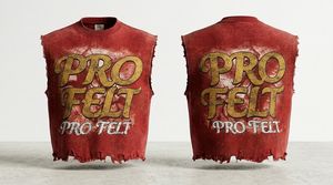 Camiseta de Manga Corta Estilo Hip Hop, 100% Algodón de Alto Gramaje (300 GSM), Diseño Serigrafiado, Moderna, Cómoda, Estilo Urbano, Desgastada - Product Image 5