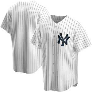 Maillot de baseball New York pour homme, bleu marine, polyester respirant, vêtements de sport pour adultes, col en V, design boutonné - Product Image 5