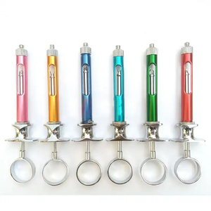Jeringas Dentales Aspirantes con Mango de Anillo de 2.5 mm, Capacidad de 1.8 ml/2.2 ml, Material de Plástico, Acero Inoxidable/Latón, Fuente Manual para Laboratorio Dental - Product Image 3
