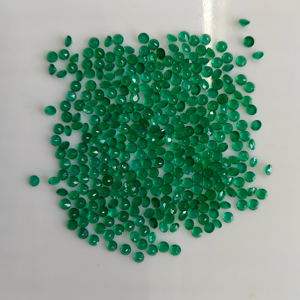Ónix Verde Natural de 4MM, Corte Brillante Redondo, Gema Suelta de la Mejor Calidad para Joyería, Gemas de Red Mountain en su Origen - Product Image 2