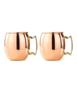 Wholesale Price Hammered Copper <b>Mug</b> With Brass Handle Premium Cocktail Cup For Kitchen Bar Hotel Gift Set - Product Image 3