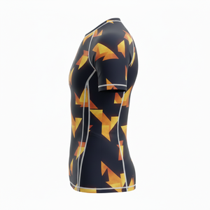 Camiseta de compresión duradera sublimada al por mayor para hombres, mujeres y niños, para entrenamiento de MMA, BJJ, Jiu Jitsu No-Gi, traje de baño personalizado - Product Image 3